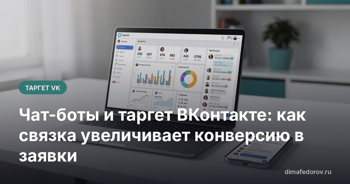 Чат-боты и таргет ВКонтакте: как связка увеличивает конверсию в заявки