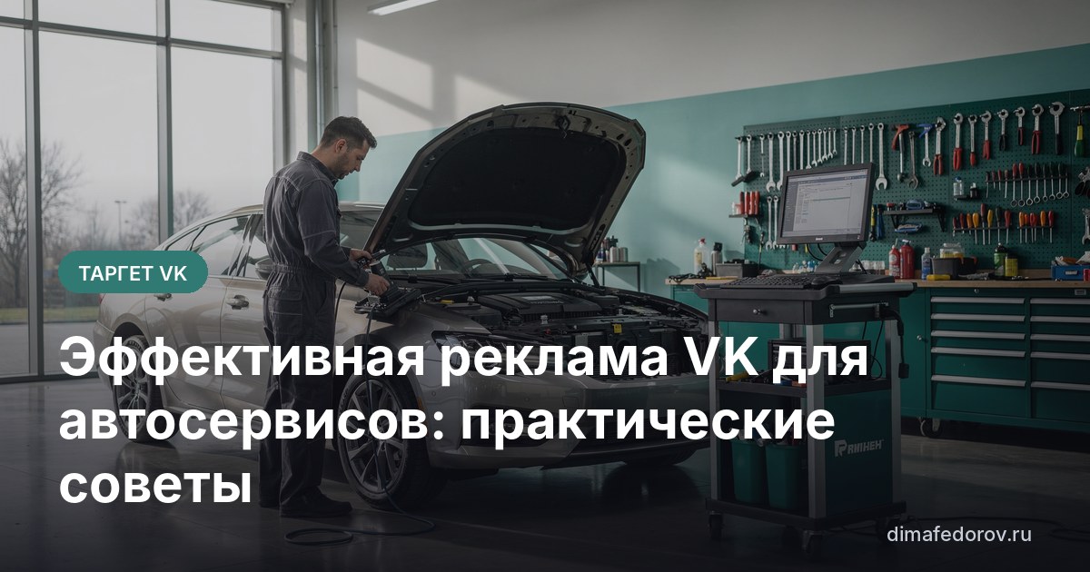 Эффективная реклама VK для автосервисов: практические советы