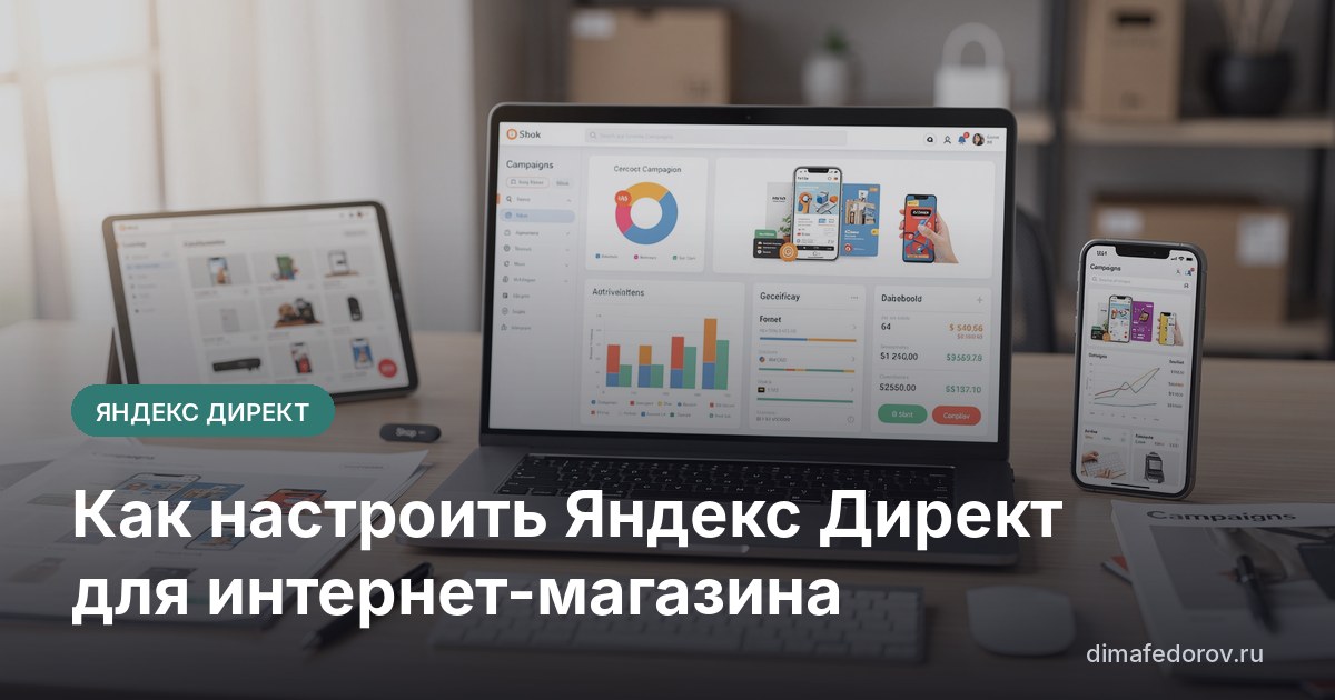 Как настроить Яндекс Директ для интернет-магазина