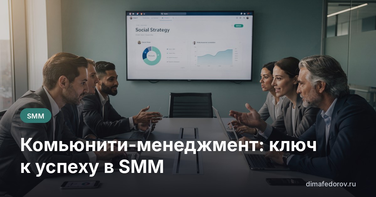 Комьюнити-менеджмент: ключ к успеху в SMM