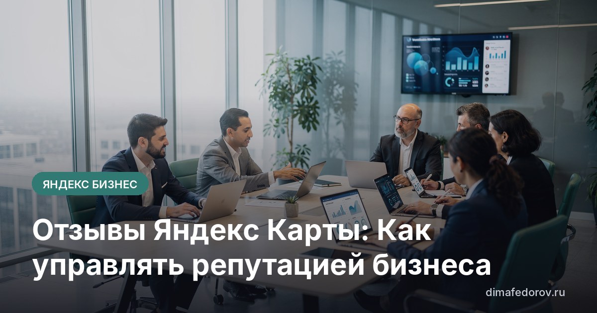 Отзывы Яндекс Карты: Как управлять репутацией бизнеса