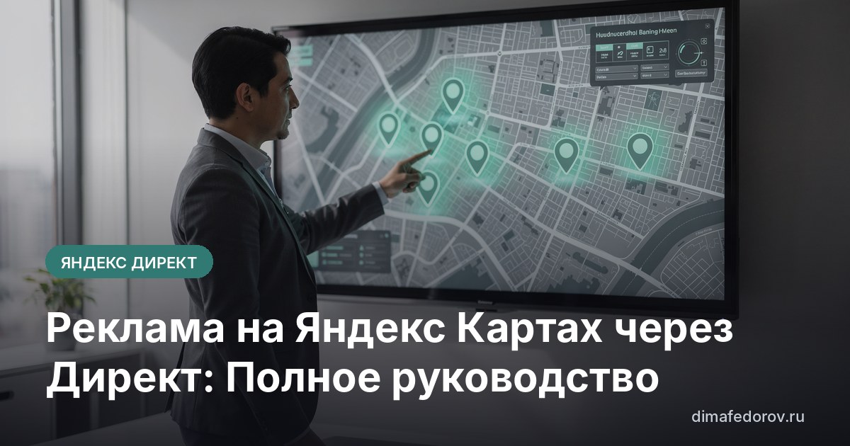 Реклама на Яндекс Картах через Директ: Полное руководство