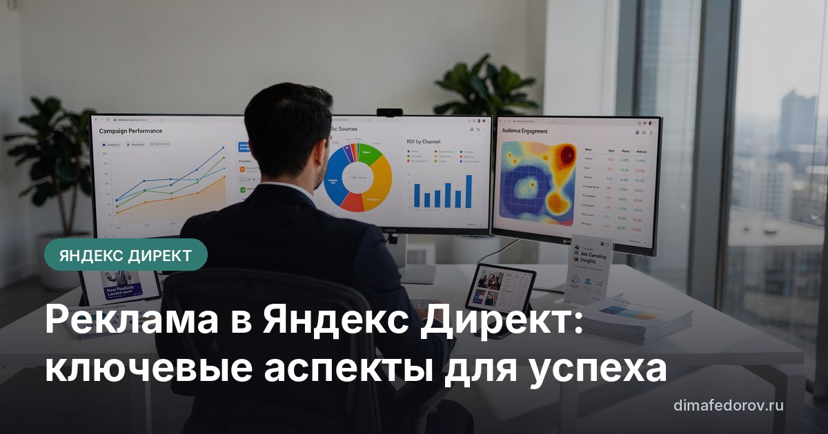 Реклама в Яндекс Директ: ключевые аспекты для успеха