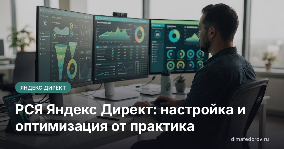 РСЯ Яндекс Директ: настройка и оптимизация от практика