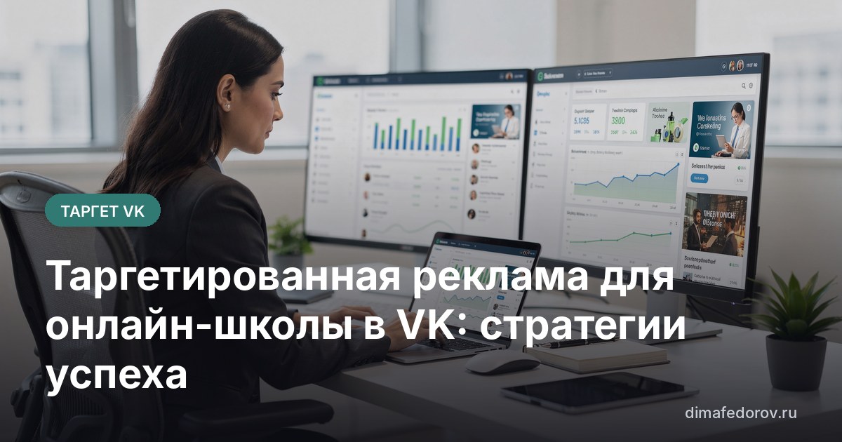 Таргетированная реклама для онлайн-школы в VK: стратегии успеха