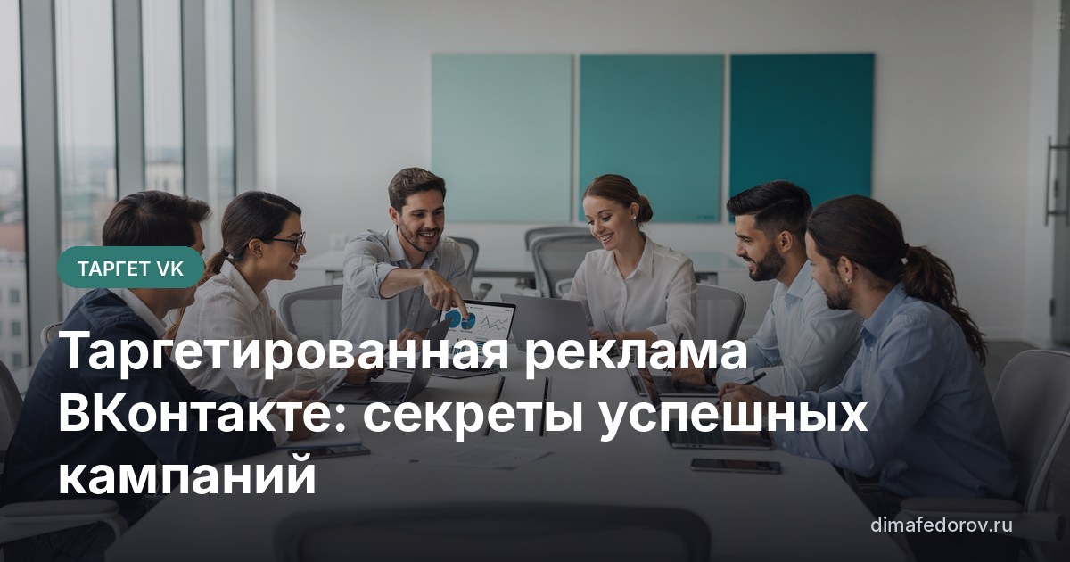 Таргетированная реклама ВКонтакте: секреты успешных кампаний