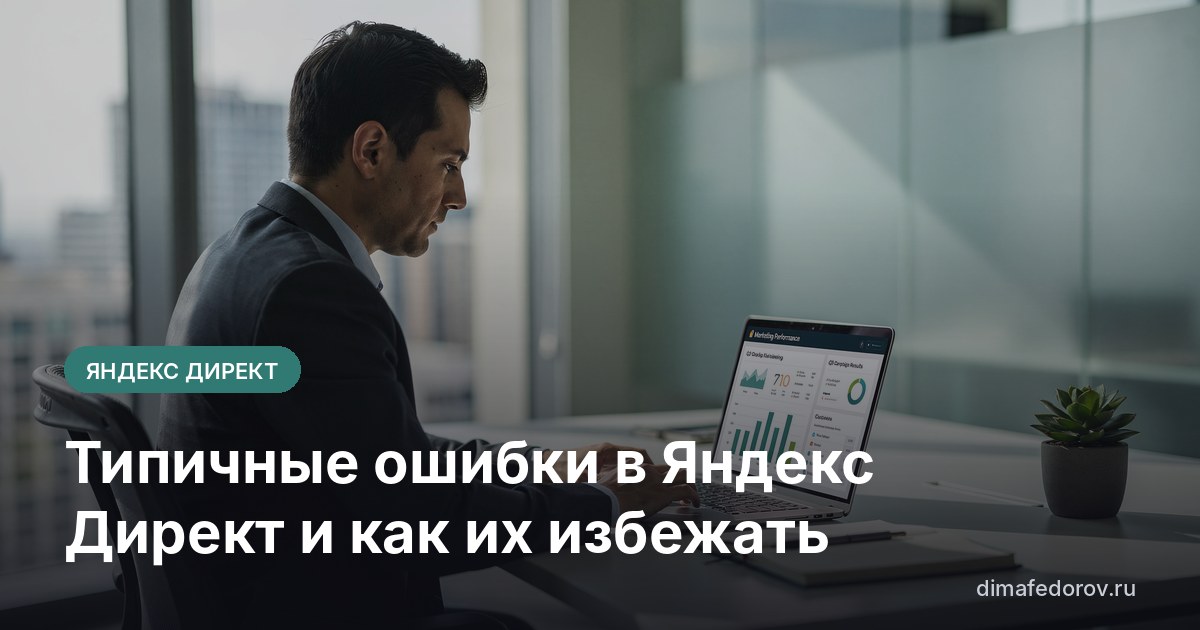 Типичные ошибки в Яндекс Директ и как их избежать